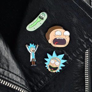 Rick and Morty Pin Set